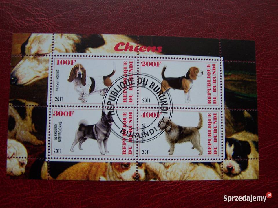 Burundii 2011 CTO Fauna Psy Tychy