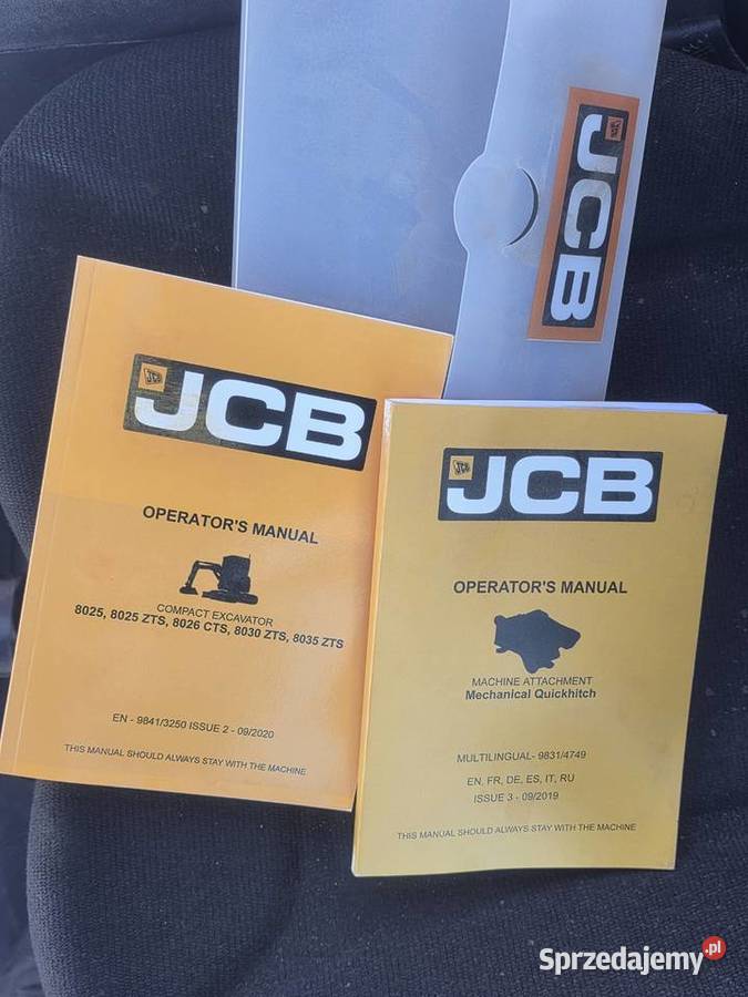 JCB 8026 mini koparka 3 łyżki szybkozłącze 1 wł Bieliny