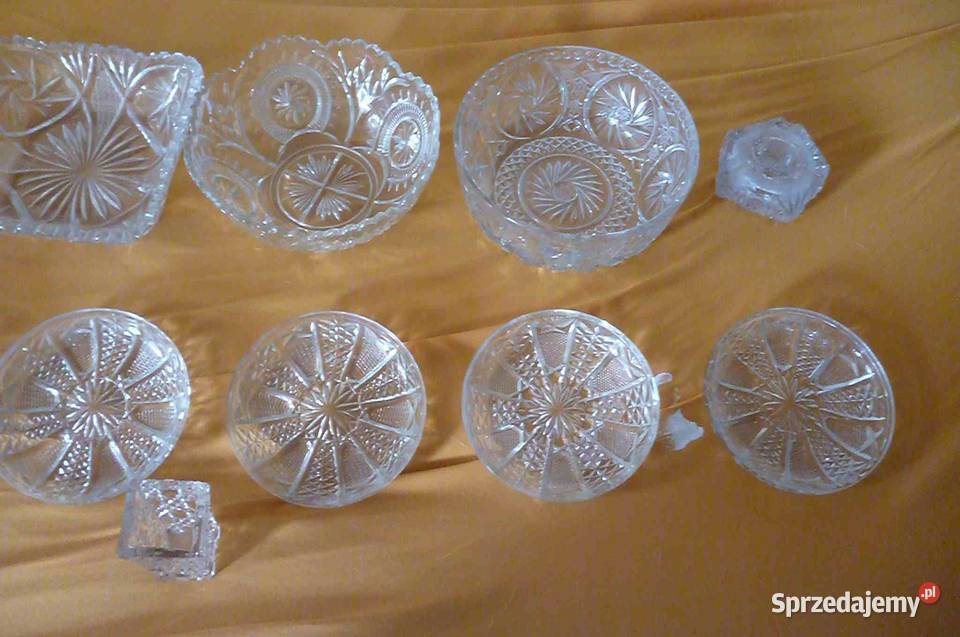 KRYSZTAŁY KOMPLET ZESTAW PRL Kraków sprzedam