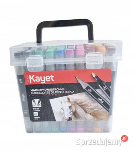 kayet markery permanentne dwustronne markery 60 Szczecin