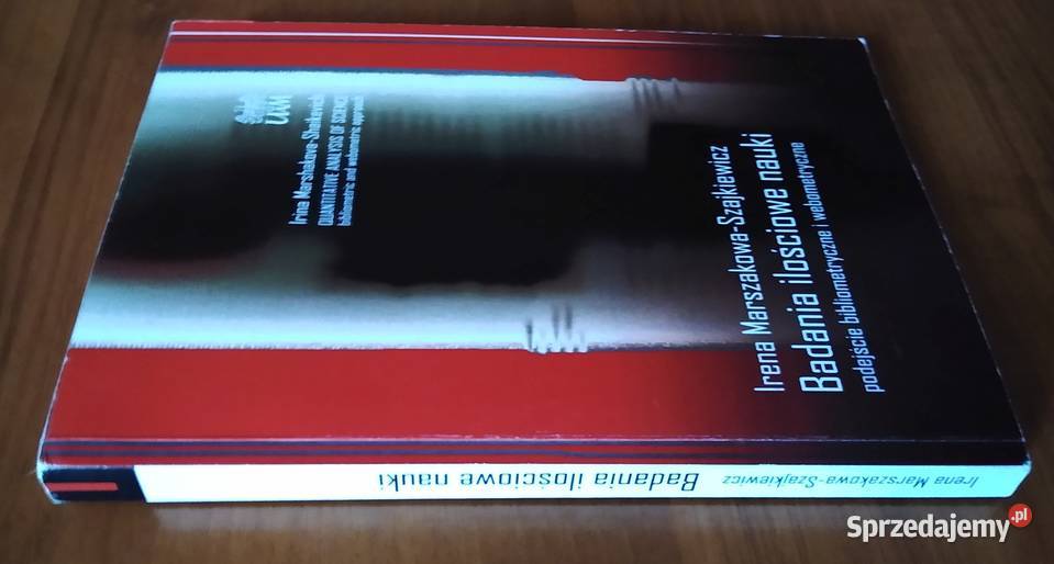 Badania ilościowe nauki Irena miękka Książki naukowe i popularnonaukowe pomorskie