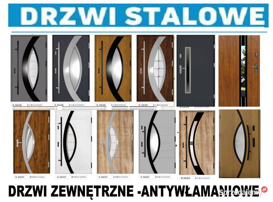 Drzwi wejściowe zewnętrzne akustycznr Czeladź