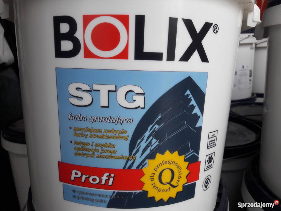 farba gruntująca bolix STG i farba struktualna Malbork