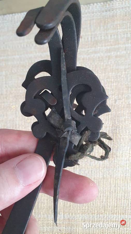 Mosiężne uchwyty wieszaki świeczniki na ścianę Warszawa