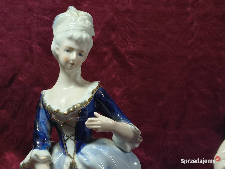 Dwie piękne porcelanowe figurki Rzeszów sprzedam