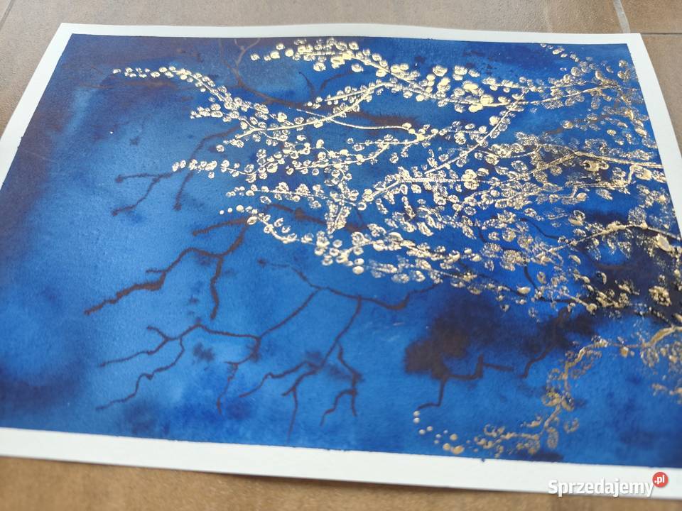 Akwarela Akwarelka Obraz pt Tajemniczy Ogród