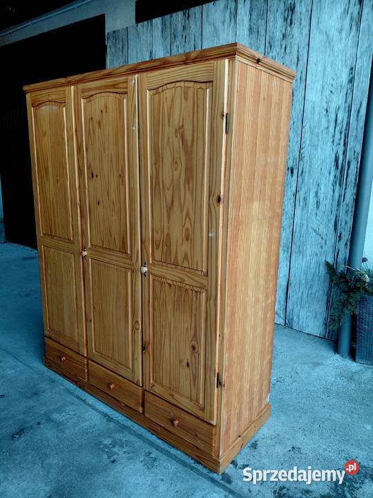 szafa sosnowa trzydrzwiowa 267 Szafy i garderoby kujawsko-pomorskie Byczyna