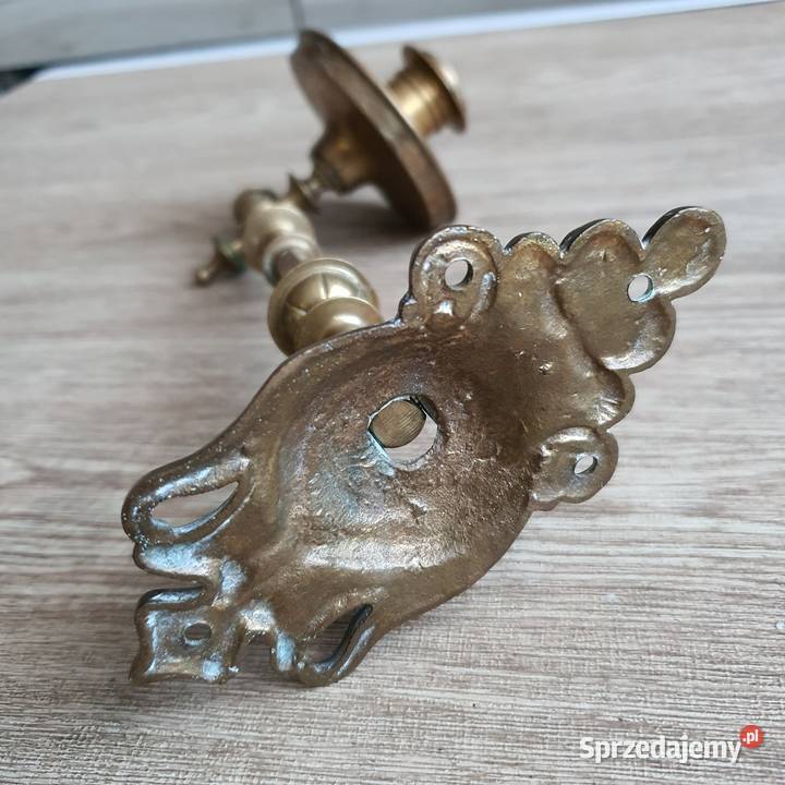 Kinkiet z mosiądz Antyki Nowa Sól