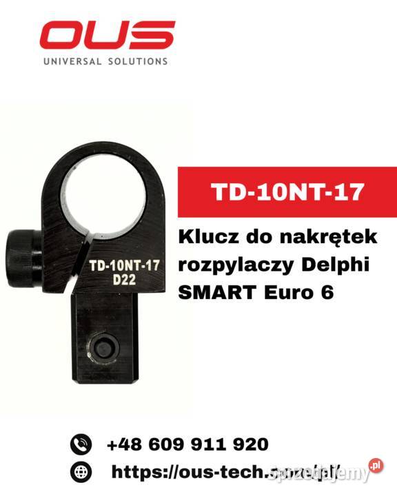 TD10NT17 Klucz nasadowy do nakrętek wtryskiwaczy mazowieckie Warszawa