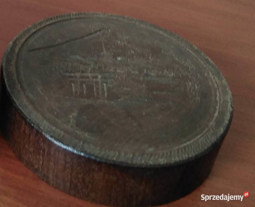 Szkatuła Chińska Drewniana Vintage Wałbrzych