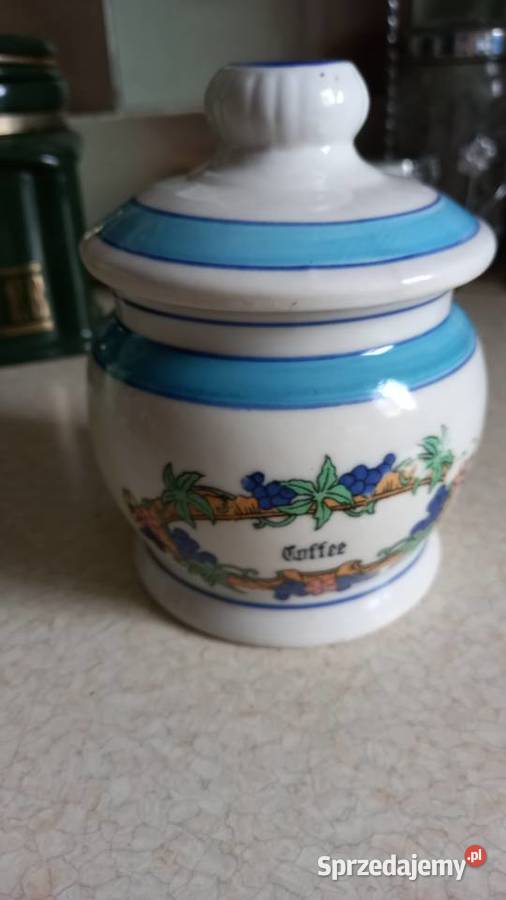 Pojemnik porcelanowy wys 14 sprzedam