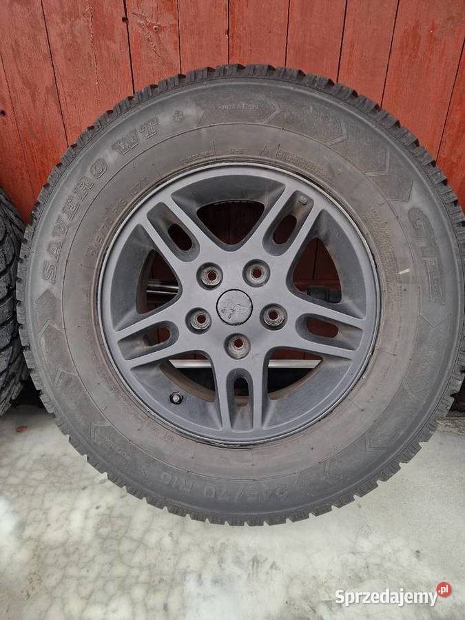 Koła felgi Jeep 245 70 16r zimowe 4 Sobieszyn
