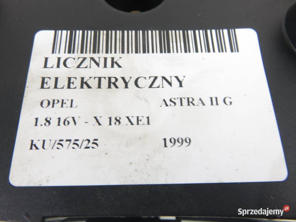 LICZNIK OPEL ASTRA II G 18 16V X 18 XE1 osobowe