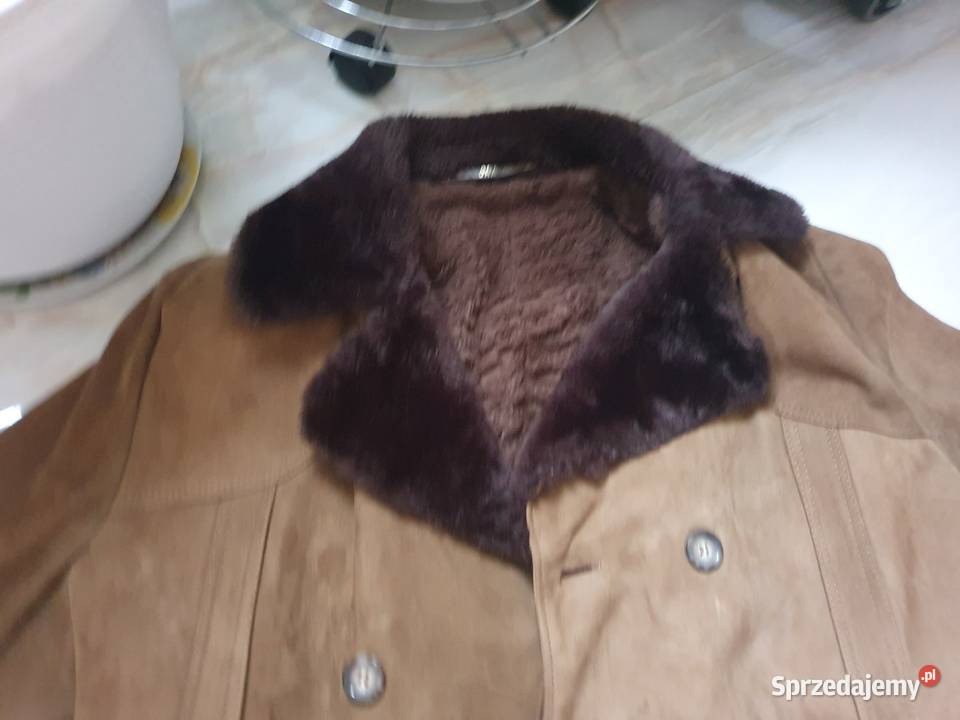 Płaszcz zamszowy meski pomorskie Gdynia sprzedam