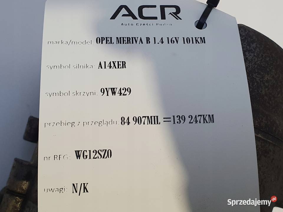 SPRĘŻARKA KLIMATYZACJI Opel Meriva B 14 16V Chełm