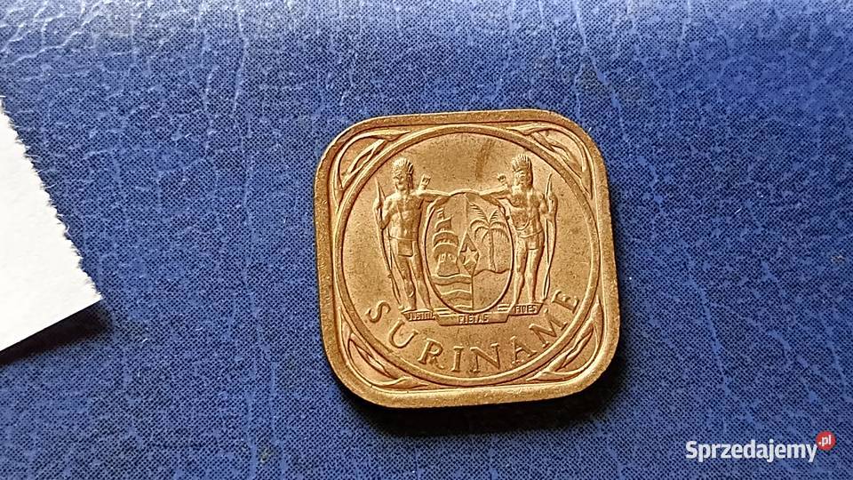 Stare monety 5 cent 1962 Surinam Numizmatyka podkarpackie Lesko