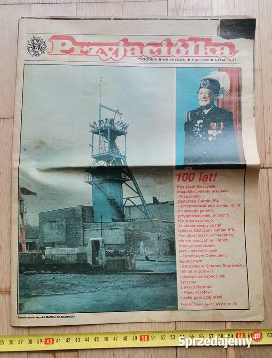 255 Czasopismo PRZYJACIÓŁKA 4 XII 1986 łódzkie Łódź