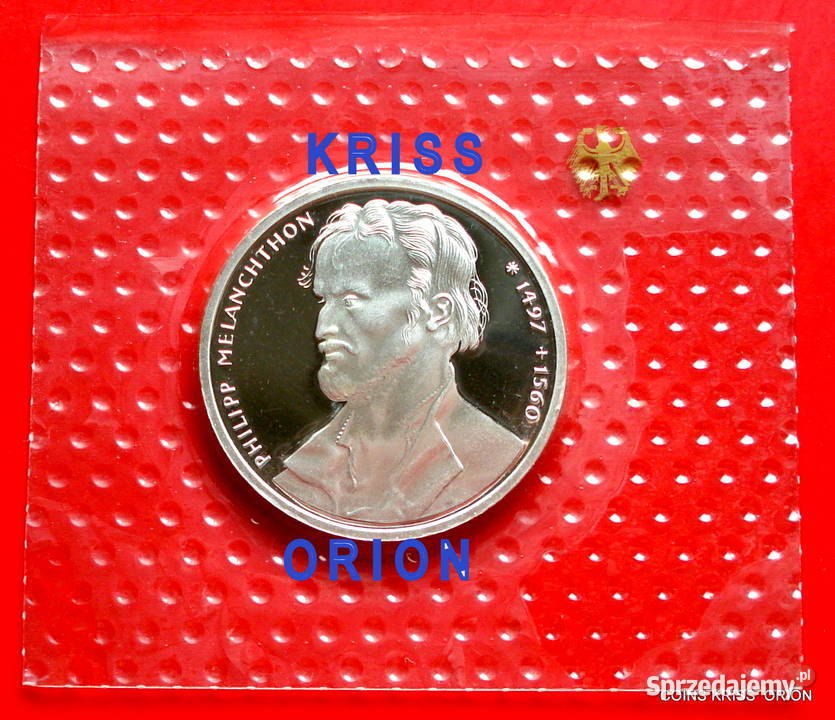 10 Euro 1997 F Hilipp Melanchthon Ag925 mazowieckie Warszawa sprzedam