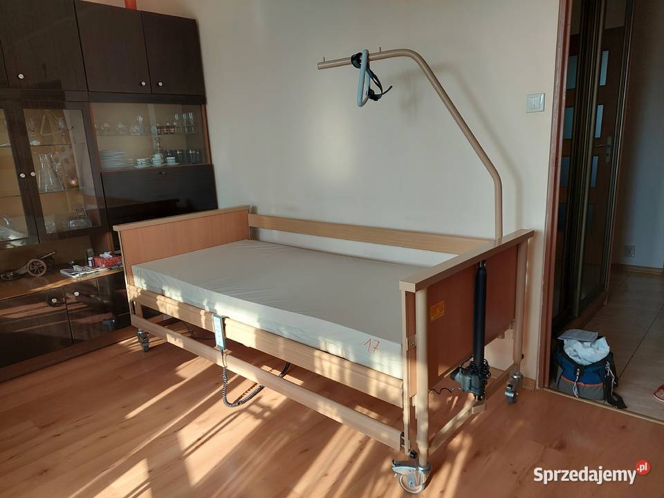 Łóżko Rehabilitacyjne z Nowym Materacem Pielęgnacja, uroda, zdrowie mazowieckie Warszawa uroda