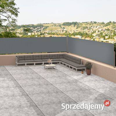 vidaXL Zwijana markiza boczna antracytowa Warszawa
