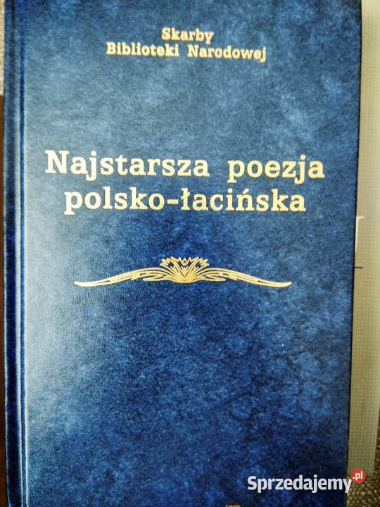 Najstarsza poezja polsko łacińska książki
