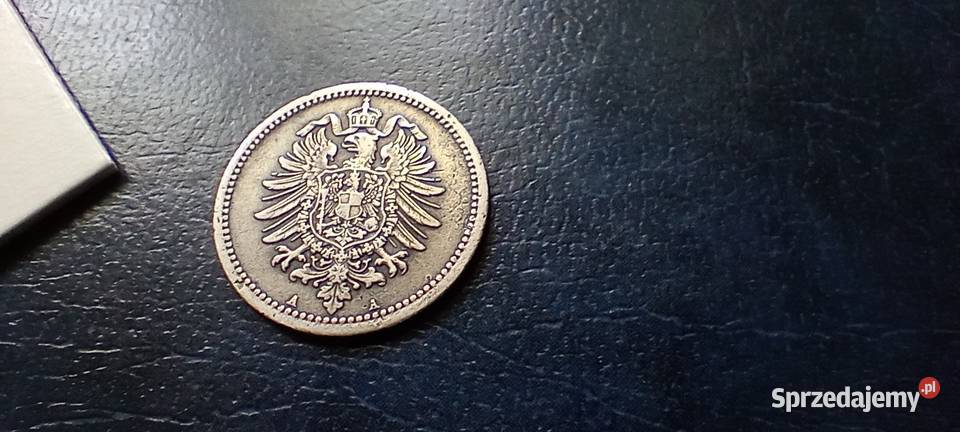 Stare monety 50 fenig 1877 A Niemcy srebro Lesko