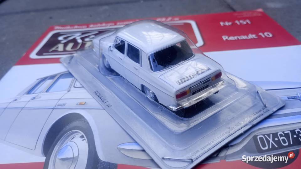 RENAULT 10 model kultowe auta PRL 143 Deagostini mazowieckie Warszawa