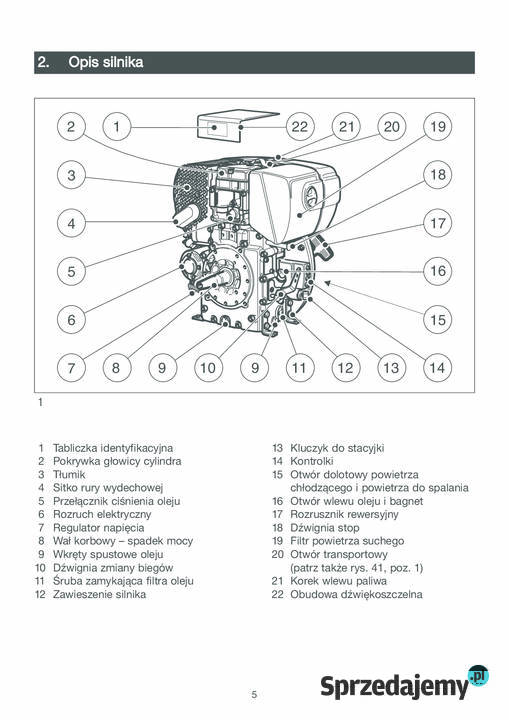 Hatz diesel 1B20v 1B30v 1B40v 1B50 v instrukcja Stalowa Wola
