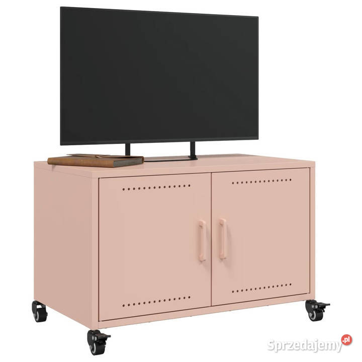 Szafka RTV różowa 68x39x435 stal WM846639 RTV Warszawa