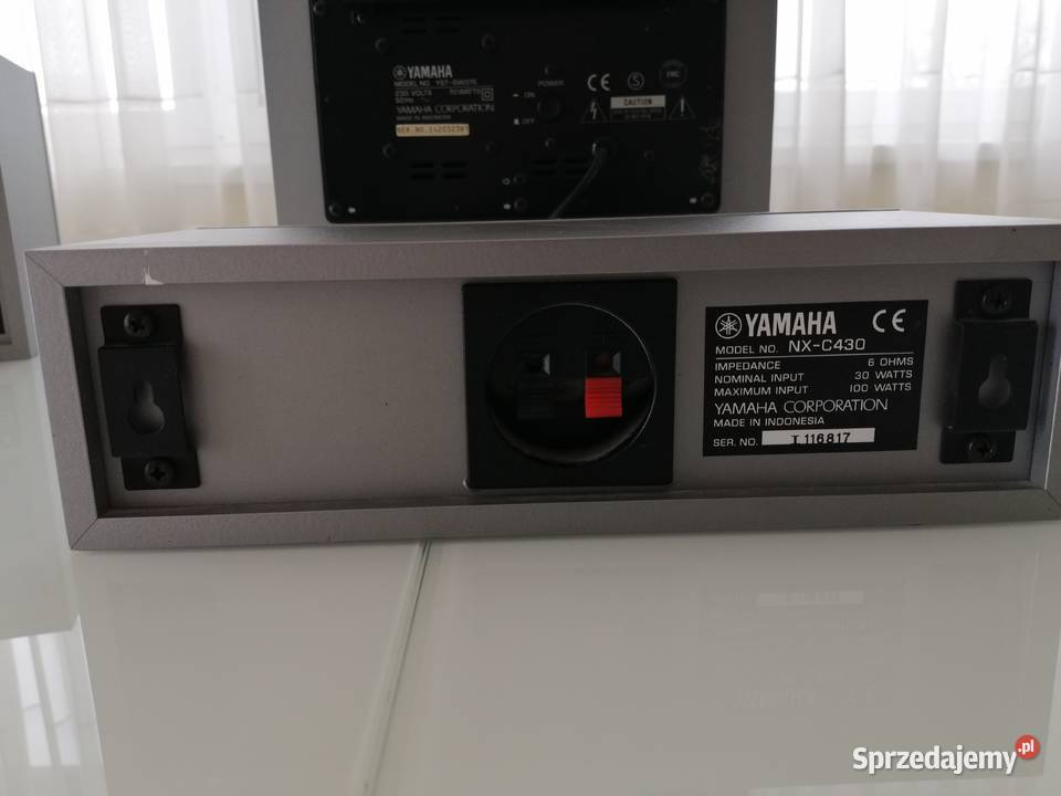 Subwoofer Yamaha YSTSW015 i 4 satelity NX430P i Słuchawki i głośniki
