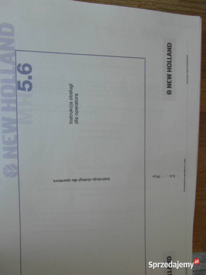 dtr instrukcja obsługi koparka holland mh 56 i Szczecin