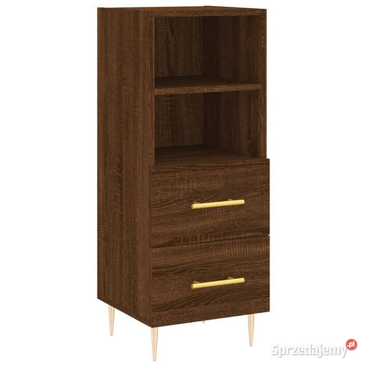 Szafka brązowy dąb 345x34x90 materiał Warszawa