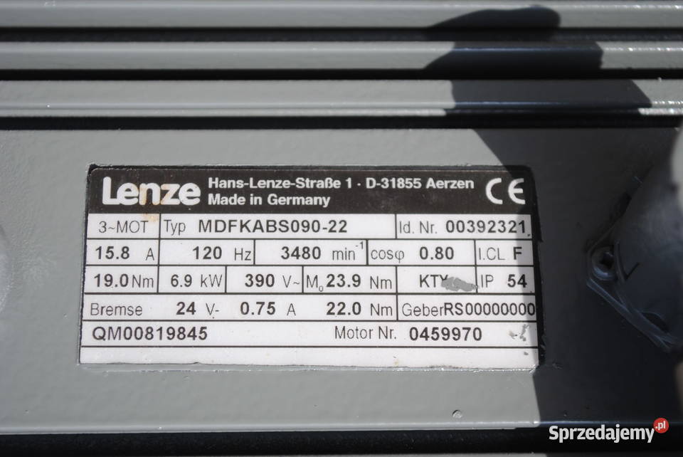Motoreduktor kątowy 69kw z silnikiem krokowym lubuskie