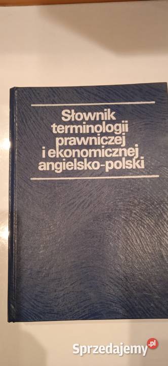 Słownik terminologii prawniczej i ekonomicznej Bydgoszcz sprzedam