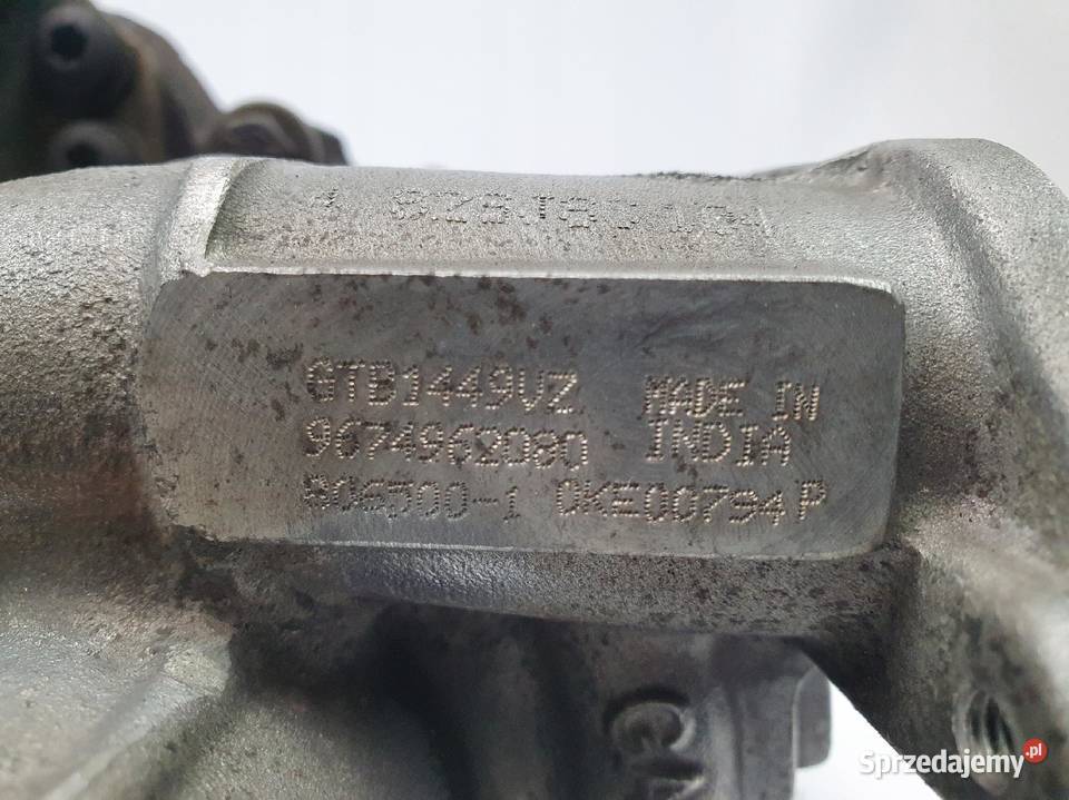 TURBOSPRĘŻARKA Citroen C4 Picasso 20 HDI Turbosprężarki Chełm sprzedam