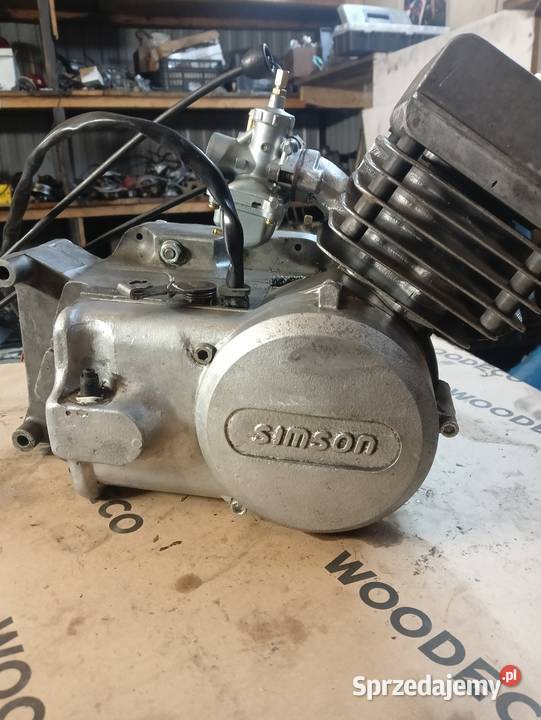 Silnik Simson kapitalnym remoncie przebieg około Tarnów