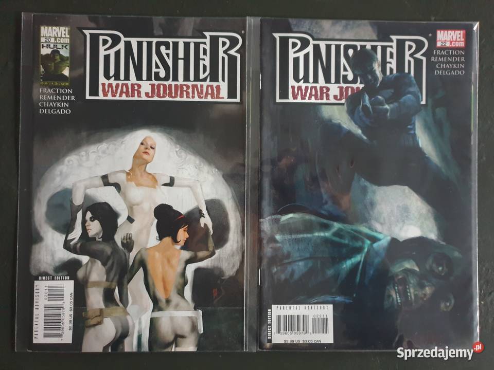 Punisher War Journal 14 oryginalnych komiksów Superbohaterowie sprzedam
