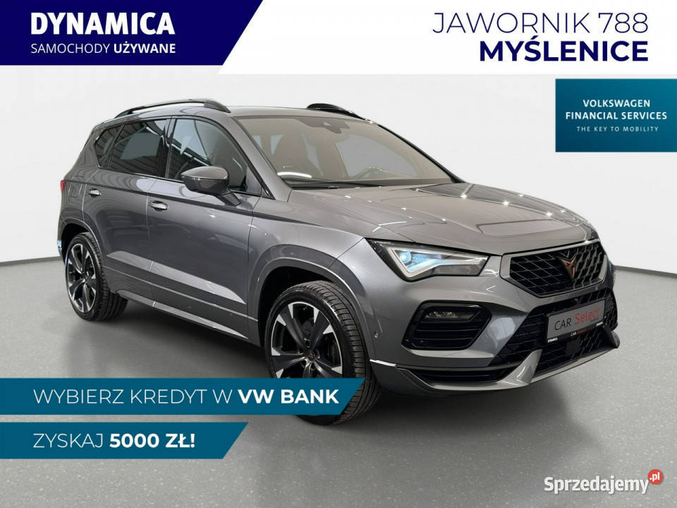 Cupra Ateca VAT 23 20TSI 300 DSG 4drive 2023 r napęd 4x4 Myślenice