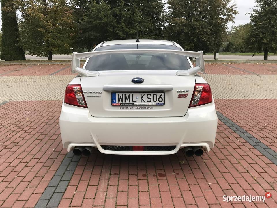Subaru Impreza WRX STI Salon Polska welurowa tapicerka Mława
