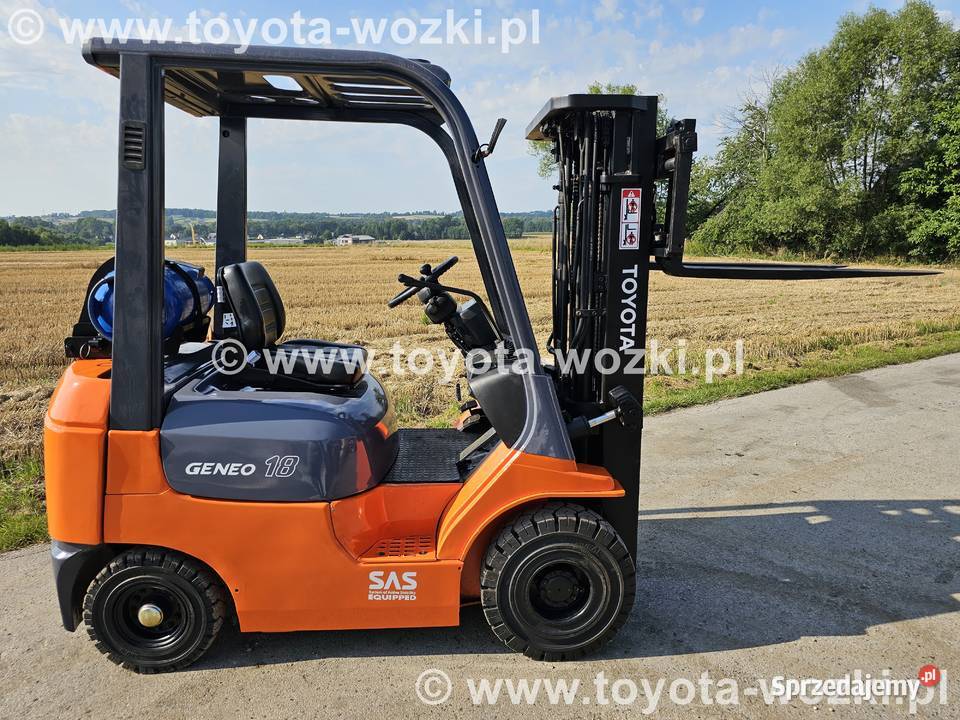 Wózek Widłowy TOYOTA 7FG18 Triplex 4300mm TOYOTA Wadowice