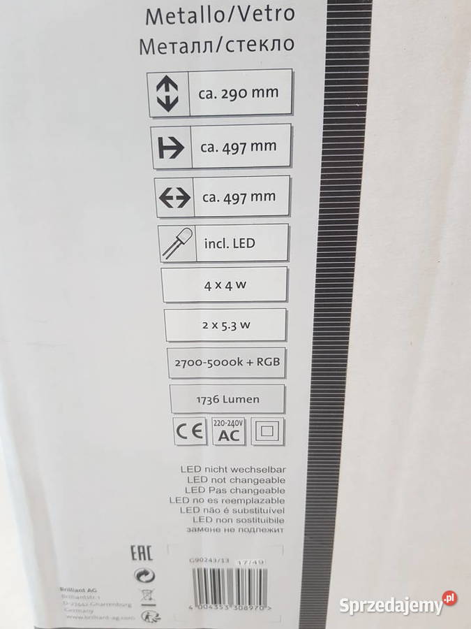 Lampa Sufitowa Plafon LED do Młodzieżowego Lampy mazowieckie Warszawa