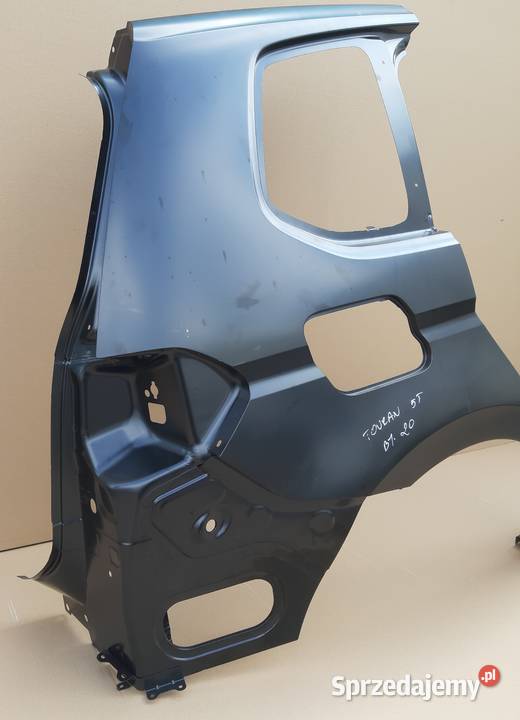 VW TOURAN 3 III 5TA BŁOTNIK PRAWY TYŁ POSZYCIE Bieleń