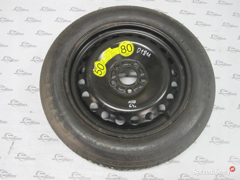 VOLVO S40 V50 koło dojazdowe 1258516 99M 5x108