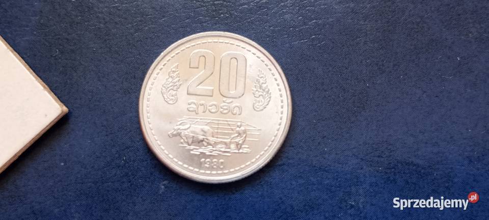 Stare monety 20 atów 1980 Laos