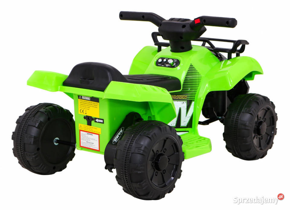 Quad Storm na akumulator dzieci Zielony autko Łopuszno sprzedam