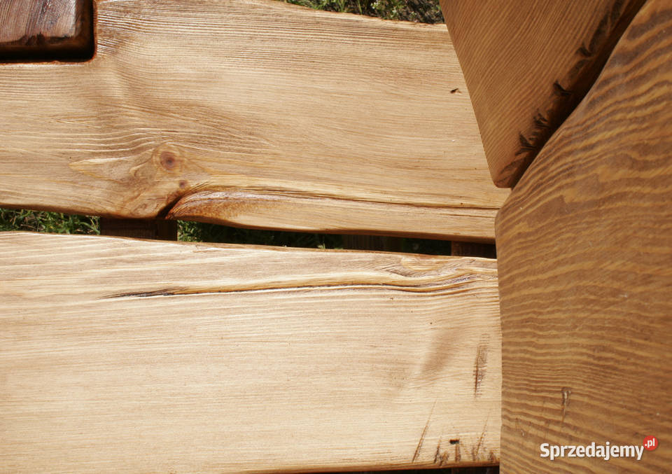 Meble ogrodowe krzesła i stół Meble drewniane Ogród