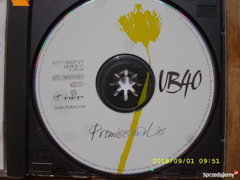 CD pop UB 40PROMISSES AND