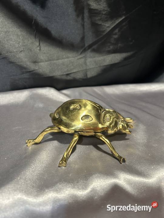 Biedronka z mosiądzu popielniczka Kozy sprzedam