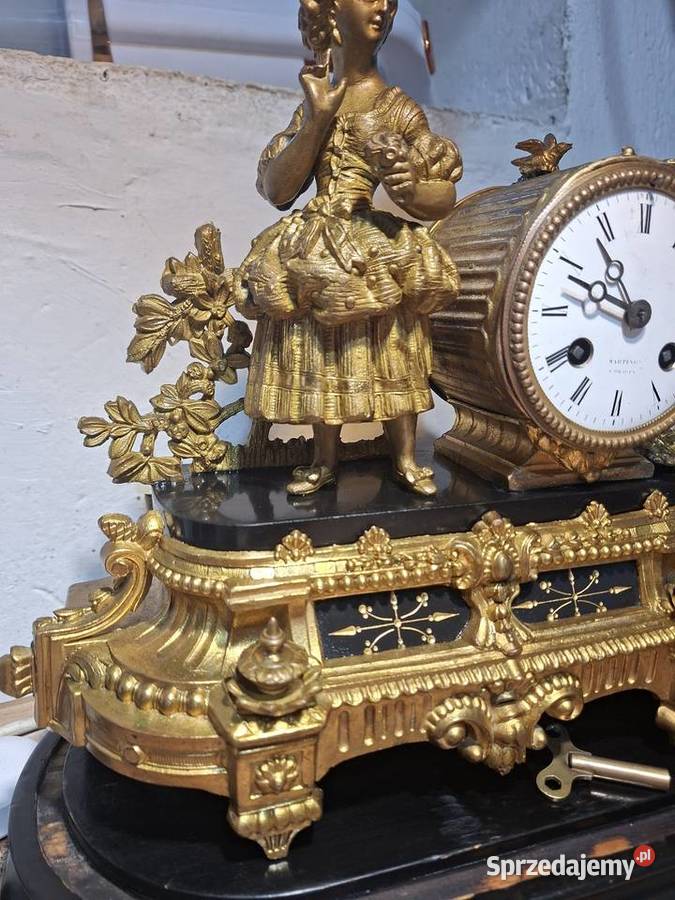 Kominkowy zegar francuski Rzeszów sprzedam