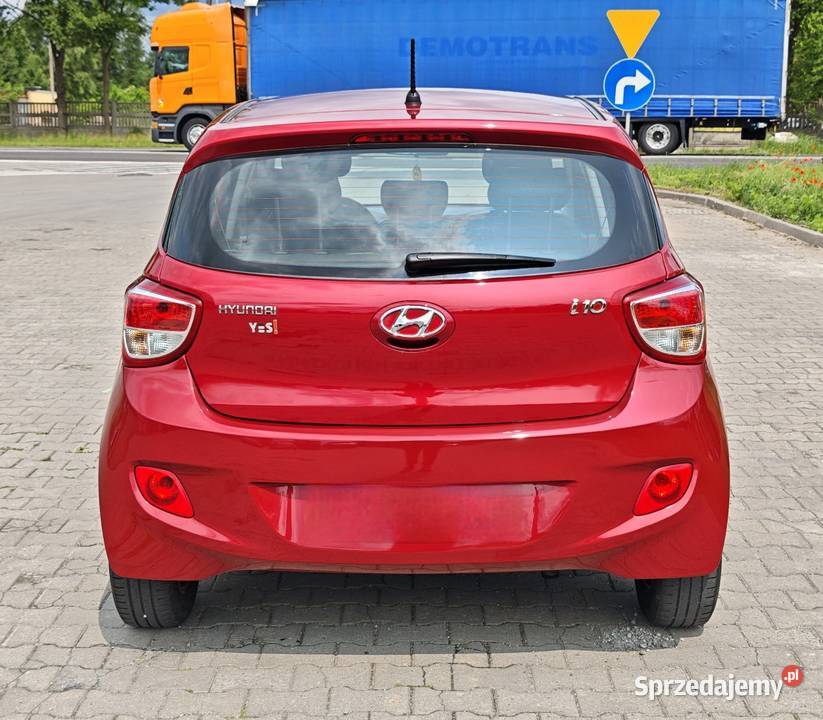 Hyundai i10 10 67 2016r Klimatyzacja Podgrzewane 76000km i10 Łask
